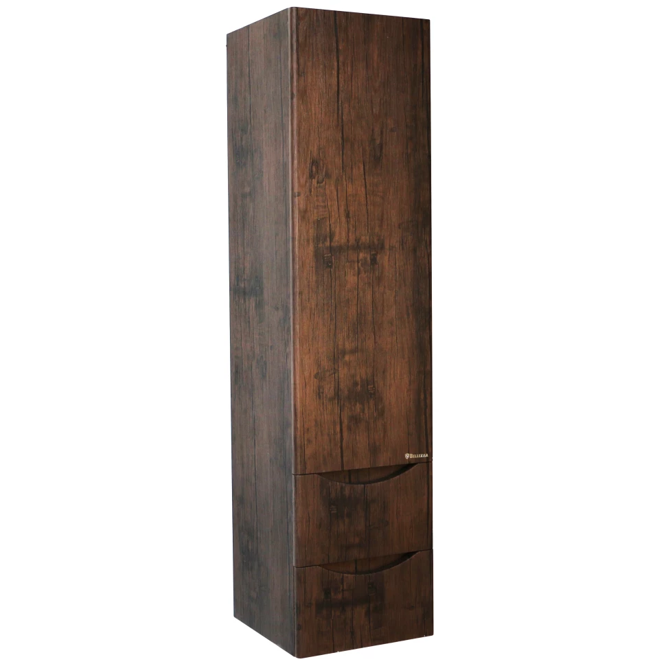 Шкаф пенал Bellezza Санриса 35 орех