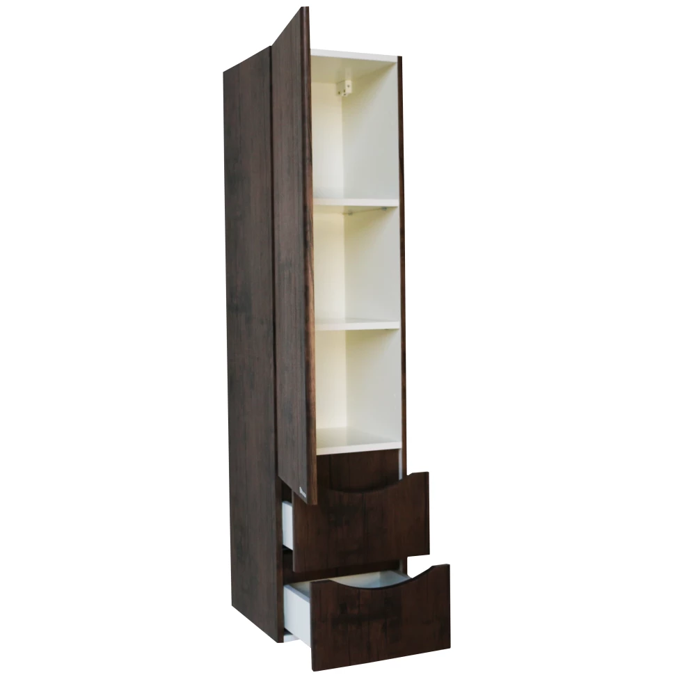 Шкаф пенал Bellezza Санриса 35 орех