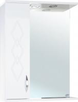 Зеркало-шкаф Элеганс 55 L белое