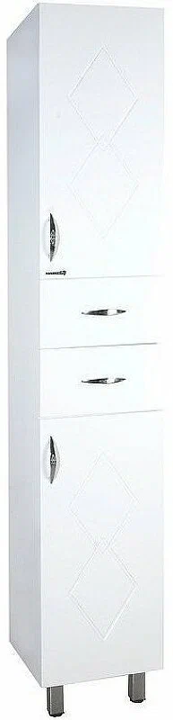 Шкаф пенал элеганс 35 белый