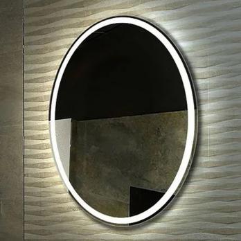 Зеркало Bellezza Vesta 75x90 с LED подсветкой овальная