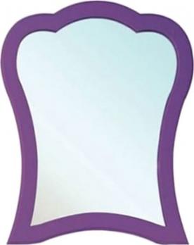 Зеркало Bellezza Грация 80 фиолетовое округлое, в стиле ретро
