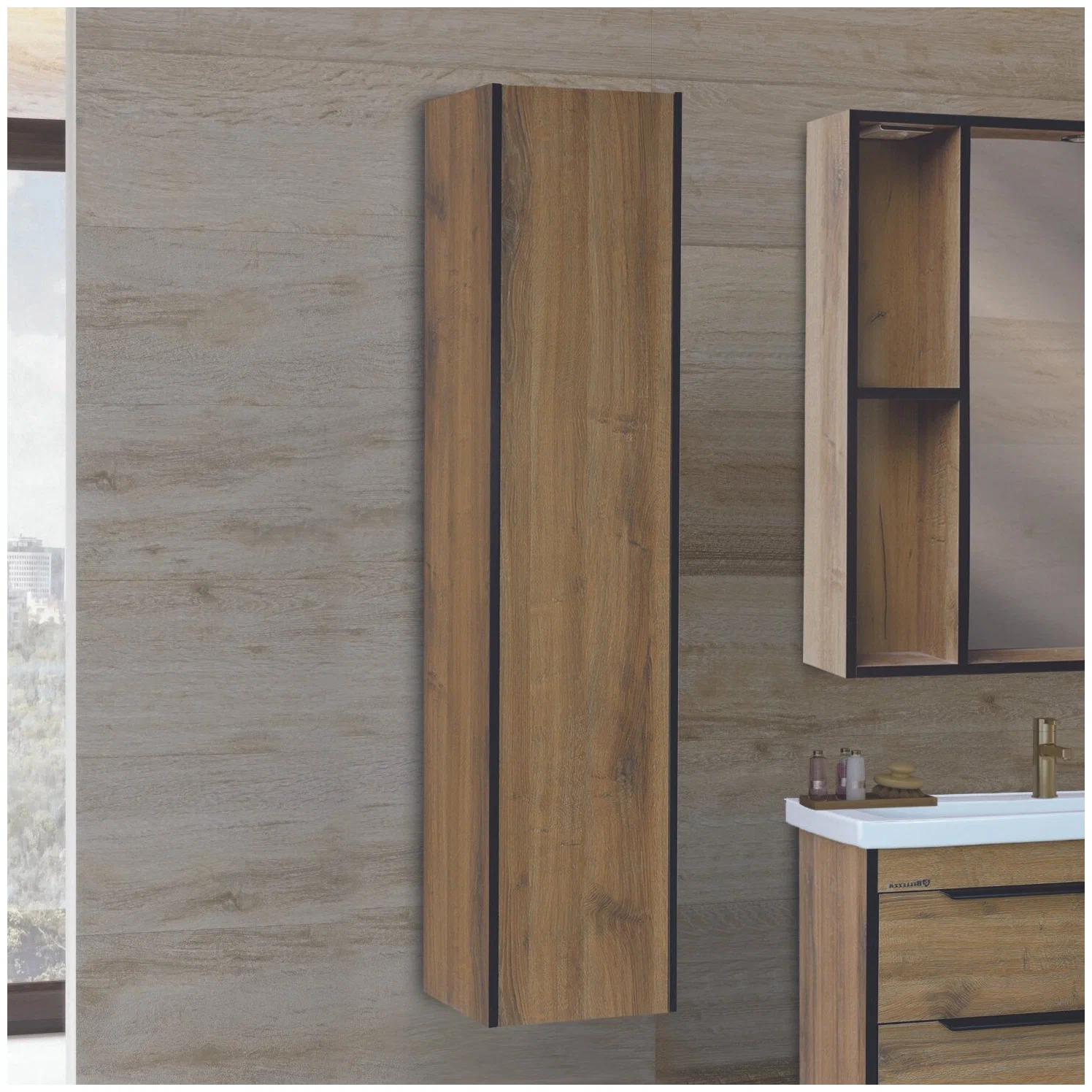 Бруно-35 пенал подвесной табакко, прав.